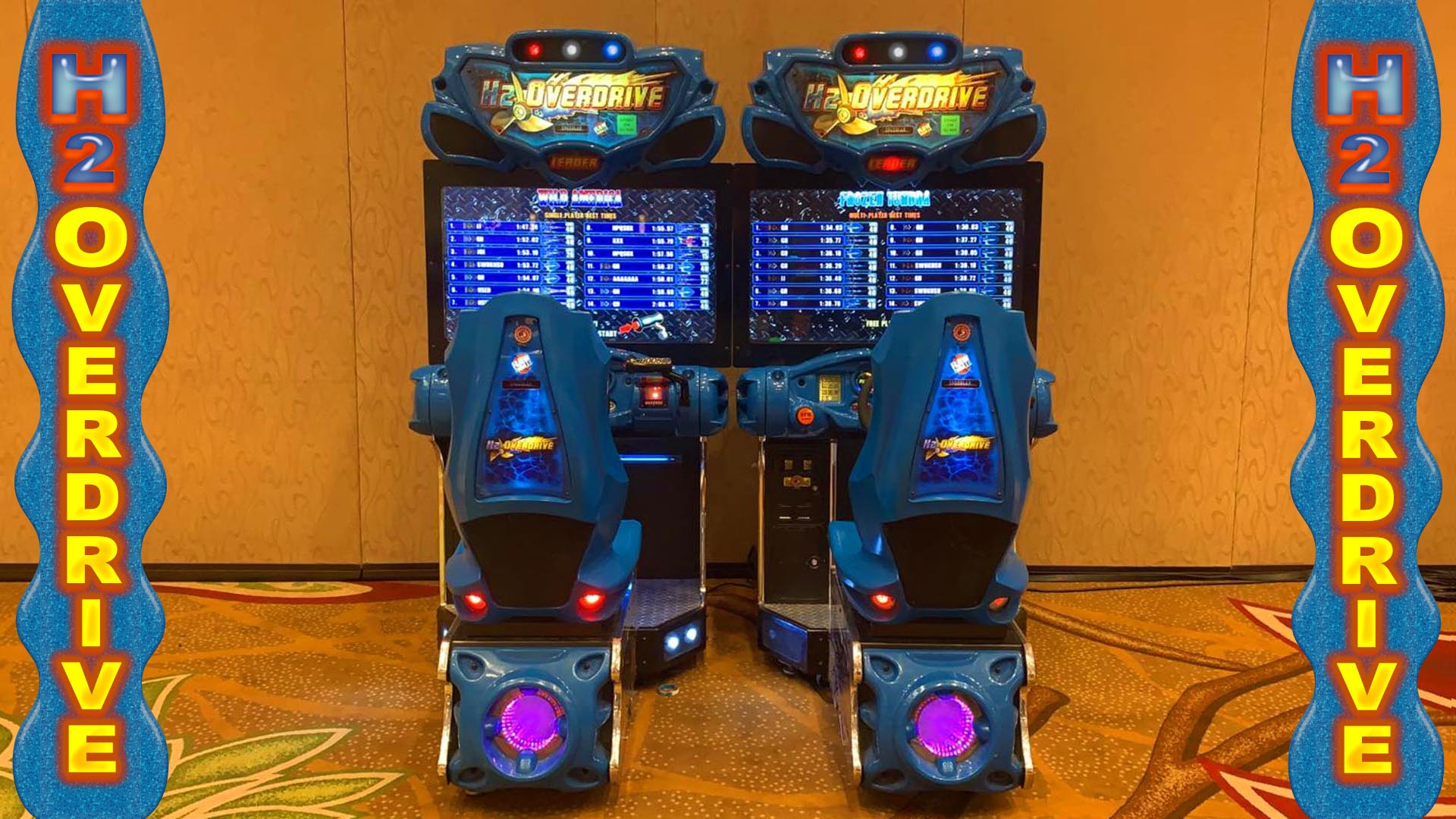 arcade game sitdown driver rentals in miami florida